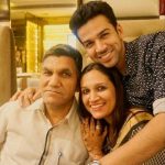 Karan Singhmar with father and sister
