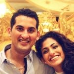 Kubbra Sait With Her Brother