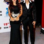Mazher Sayed with his wife Mouli Ganguly