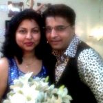 Naveen Saini with his wife