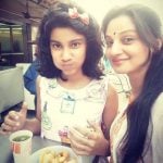 Neelam Pathania with her daughter