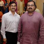Nitin Gadkari sons Sarang (L) and Nikhil (R)