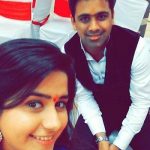 Palak Jain with brother