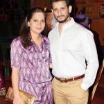 Prerana Chopra with her husband Sharman Joshi