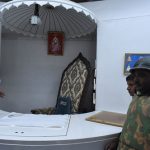 Rampal 12 Feet High Chair Inside a Bulletproof Cabin