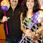 Ketki Dave with her husband Rasik Dave