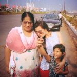 Renee Dhyani with mother