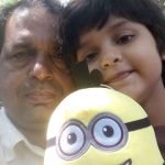 Saniya Touqeer with her father