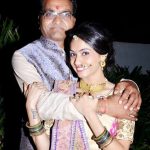 Shivani Patel with her father