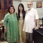 Shruti Kharbanda with her parents