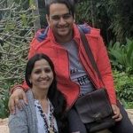 Siddharth Gupta mother with brother