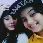 Uzair Basar with his elder sister