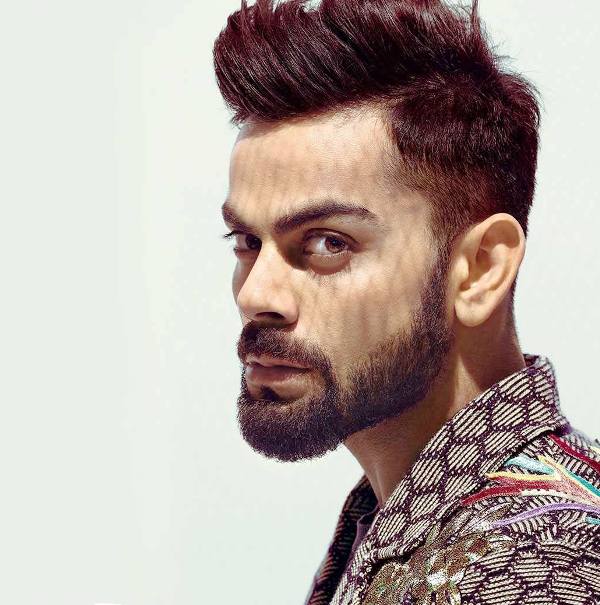 Virat Kohli - Pompadour hairstyle