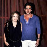Zayed Khan with his wife