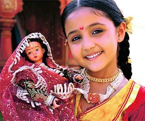Ashnoor Kaur as a child artist in Jhansi Ki Rani