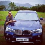 Bharat Kukreti with his car