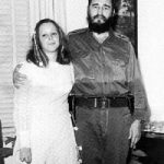 Fidel Castro with his daughter Alina
