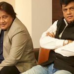 Gautam Adhikari with his brother
