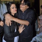 Gautam Adhikari with his daughter