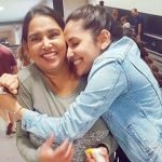 Mrinal K Singh With Her Mother