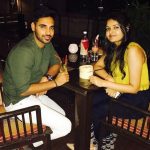 Bhuvneshwar Kumar with his wife Nupur Nagar