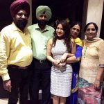 Prabhjeet Kaur with her family