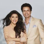 Rahul Sharma with his wife Asin