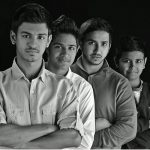 Rashed Belhasa with his brothers