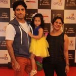 hakti Anand with his wife and daughter