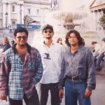 Sajjad ALi (R) With His Brothers Waqar Ali (L) and Lucky Ali (C)