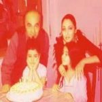 Seeta Qasemi with her former husband and children