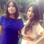Shiny Dixit with her mother