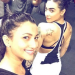 Abbas Ali with VJ Bani and Gauhar Khan