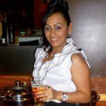 Ashita-Dhawan drinking