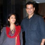 Chetan Pandit with wife