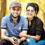 Nusrat Imroz Tisha with husband