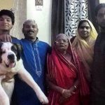 Piyush Chauhan with his family