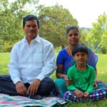 Arunachalam Muruganantham With His Daughter and Wife