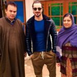Danish Bhat with mother and father