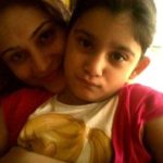 Eva Grover with her daughter Nishtha Khan