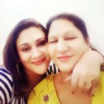 Eva Grover with her mother