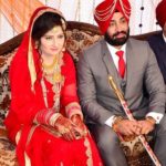 Hercharn Singh with his wife