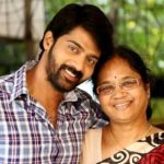 Naveen Chandra with his mother