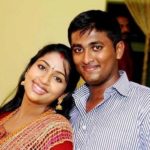 Navya Nair with her brother Rahul Nair