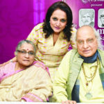Pandit Jasraj With his Wife and Daughter