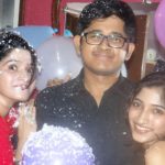 Pujarini Ghosh with her Sister and Brother