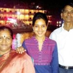 Rupali Bhosle with her parents