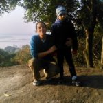 Sanjukta Parashar with her Son
