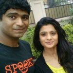 Sharmin Kazi with brother