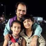 Sia Bhatia with father and brother